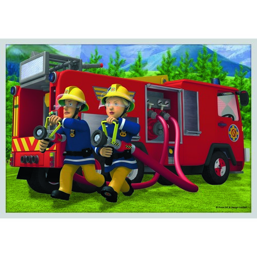 Trefl Puzzle Požiarnik Sam, 10 ks