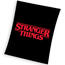 Carbotex Gyerek takaró Stranger Things Black , 130x 170 cm