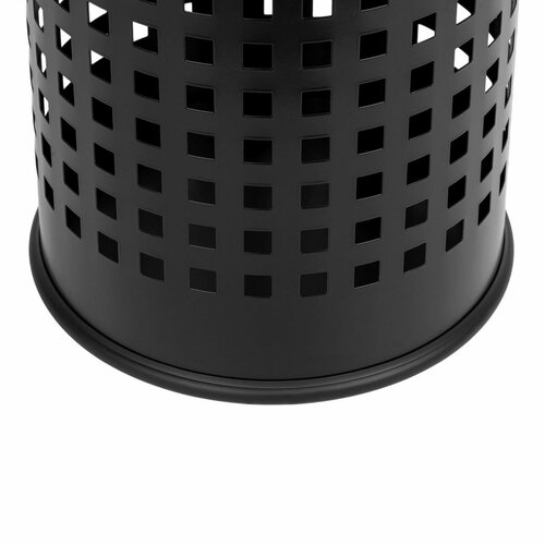 Alda Officer perforált szemetes 18 l, fekete