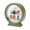 Zegar stołowy dla dzieci, Boys Rule, zielony, śr. 15 cm