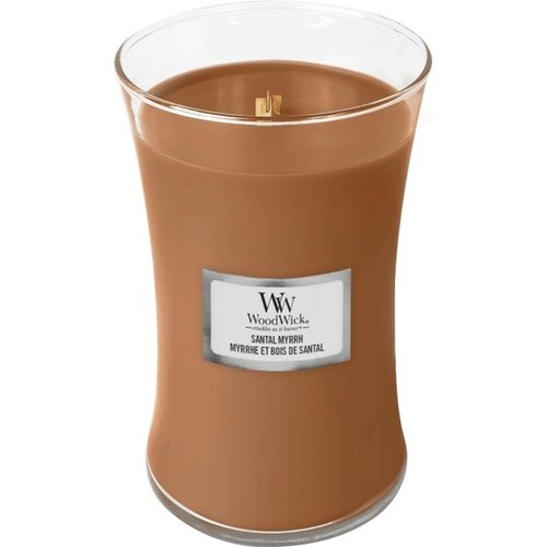 WoodWick Vonná sviečka váza veľká Santal Myrrh, 609 g