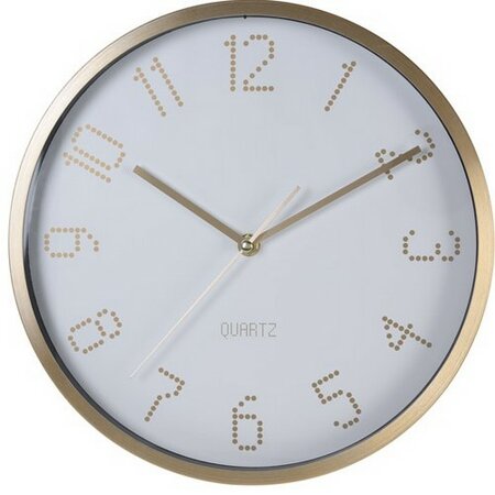 Nástěnné hodiny Puntos bílá, pr. 30 cm