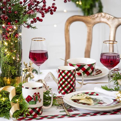 Altom Kubek porcelanowy Classic Christmas gifts, 380 ml