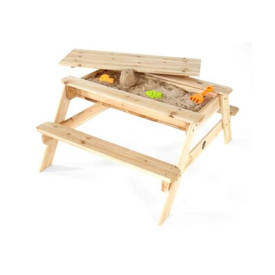 Picknicktisch aus Holz 2in1