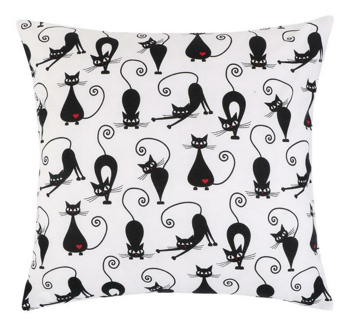 Cauti Fata de perna Pisica neagra, 40 x 40 cm? Vezi oferta de pe 
