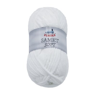 Preja SAMET bela, 100 g / 100 m