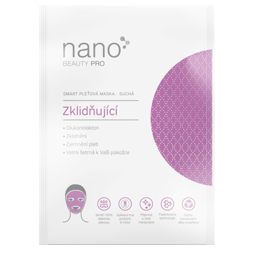 nanoBeauty Zklidňující nanovlákenná maska