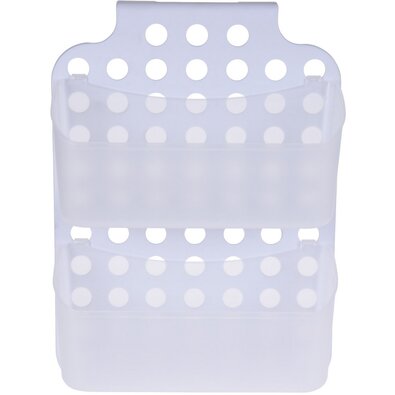 Badezimmer-Hängekorb, Weiß, 36 x 25 x 9 cmweiß  ,