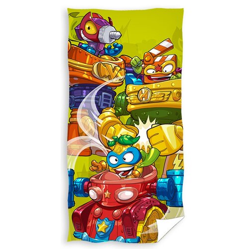 Super Wings Robots törölköző, 70 x 140 cm