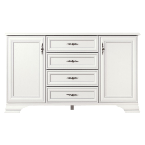 Komoda KENTAKT KOM2D4S, alpská bílá