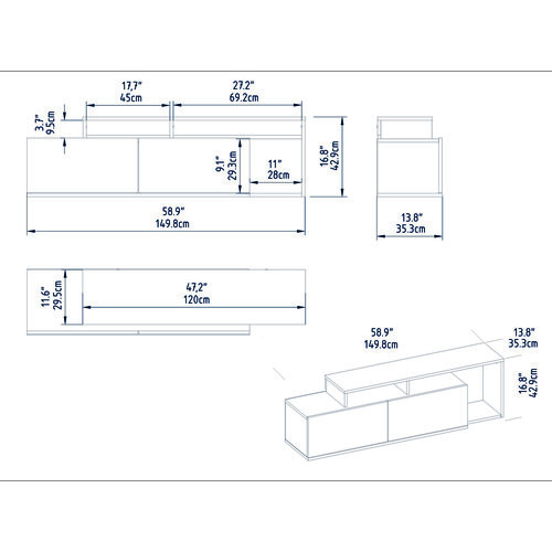 TV-Lowboard Nexera Cordoba