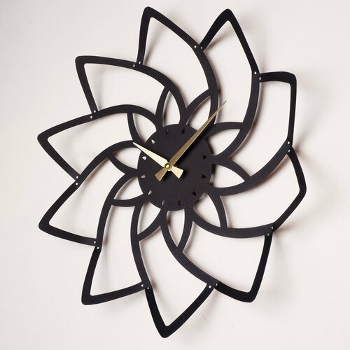 Nástěnné hodiny Lotus APS106, Black, 47 x 49 cm