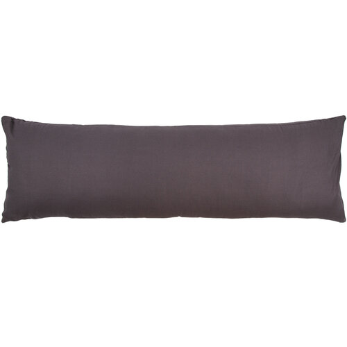 Față de pernă pentru relaxare de rezervă UNI antracit, 55 x 180 cm