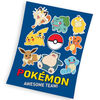 Otroška odeja Pokémon Pripravljeni na boj, 130 x160 cm