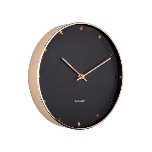 Karlsson KA5776BK Designové nástěnné hodiny, 27 cm