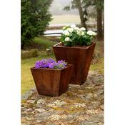 Cono Kerti virágtartó 70 x 70 x 80 cm, corten CORGARDEN 1004