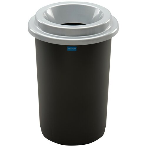 Odpadkový koš na tříděný odpad Eco Bin 50 l , stříbrná