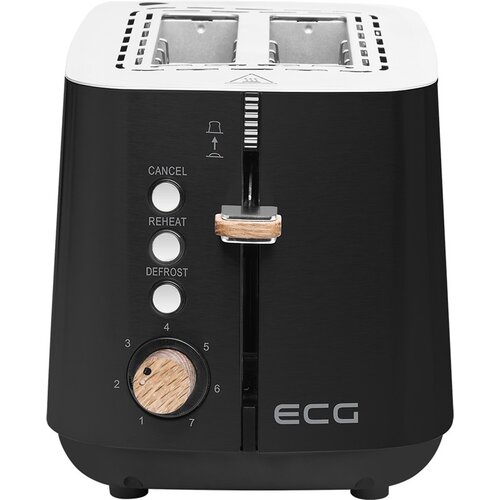 ECG ST 2768 opekač kruha Timber Black