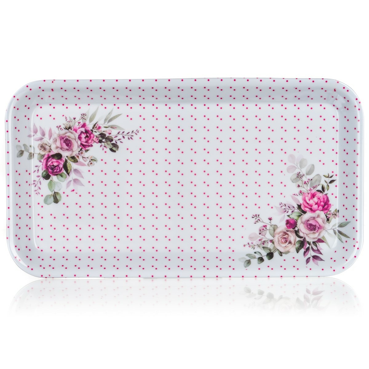 Bankett Melamin tálca ROSE 29,5 x 16,5 cm akciós termékkép 1