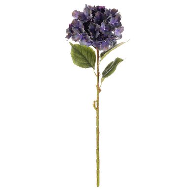 Floare artificială Hortensie albastră, 20 x 20 x50 cm