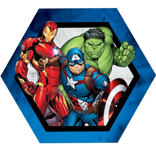 Pernă cu formă aparte Avengers group, 31 x 24 cm
