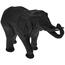 Elefánt geometric díszítés, 25 x 15 cm, fekete