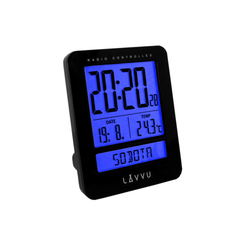 Digitálny budík Lavvu Duo Black LAR0021, 9,2 cm