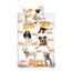 Bavlnené obliečky Animal Planet Psy, 140 x 200 cm, 70 x 80 cm