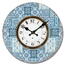 Wanduhr aus Holz Mosaic tiles, D. 34 cm