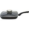 Elo 59828 Grillserpenyő üvegfedővel és aromásfogantyúval Belugo 28 x 28 cm