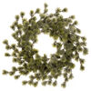 Штучний різдвяний вінок з блискітками «Сосна», діаметр 60 см