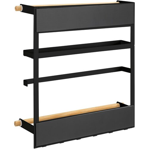 Wenko Wandküchenorganizer Magna, schwarz