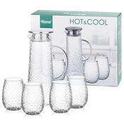Set carafă și pahare 4Home Raindrop Hot&Cool