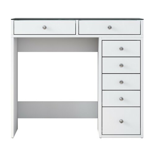 Kozmetický stolík Aurora White