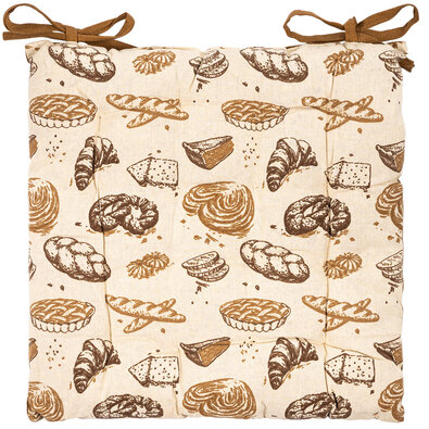 Стьобана подушка для сидіння Кондитерські вироби, 40 x 40 см