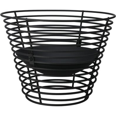 Șemineu din metal Modesto, 53 x în. 40 cm