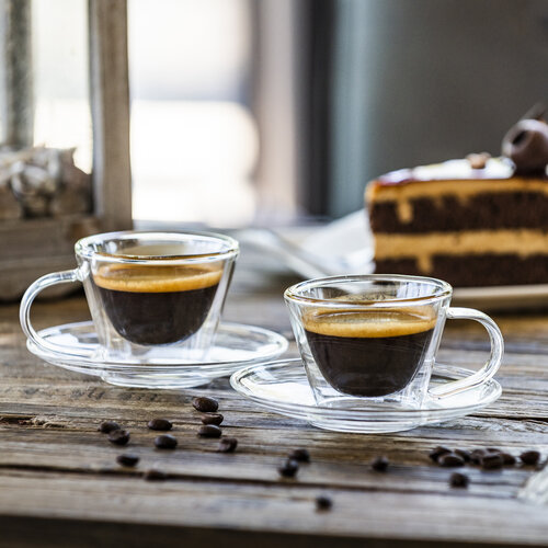 Pahare termo espresso 4Home Elegante Hot&Cool 80 ml, 2 buc.