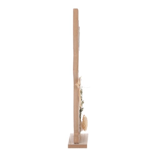 Kaninchen aus Holz, 11 x 5 x 32 cmbraun  ,