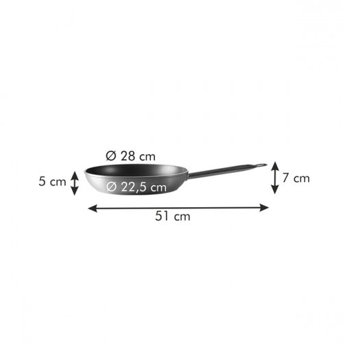 Tescoma Langstielige Pfanne GrandCHEF Durchmesser 28 cm