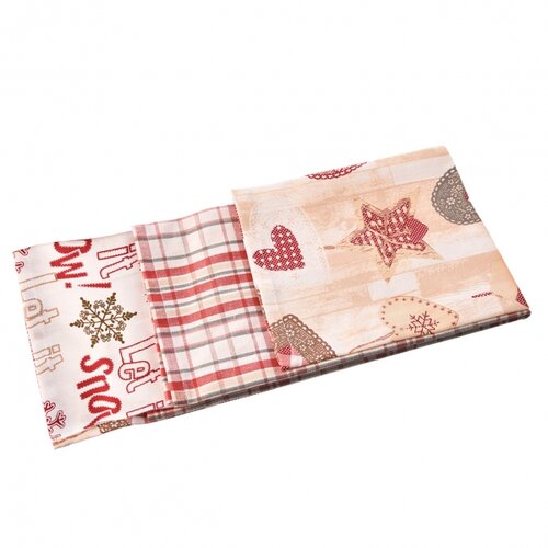 Kuhinjska krpa Heart, 50 x 70 cm, komplet 3 kosov