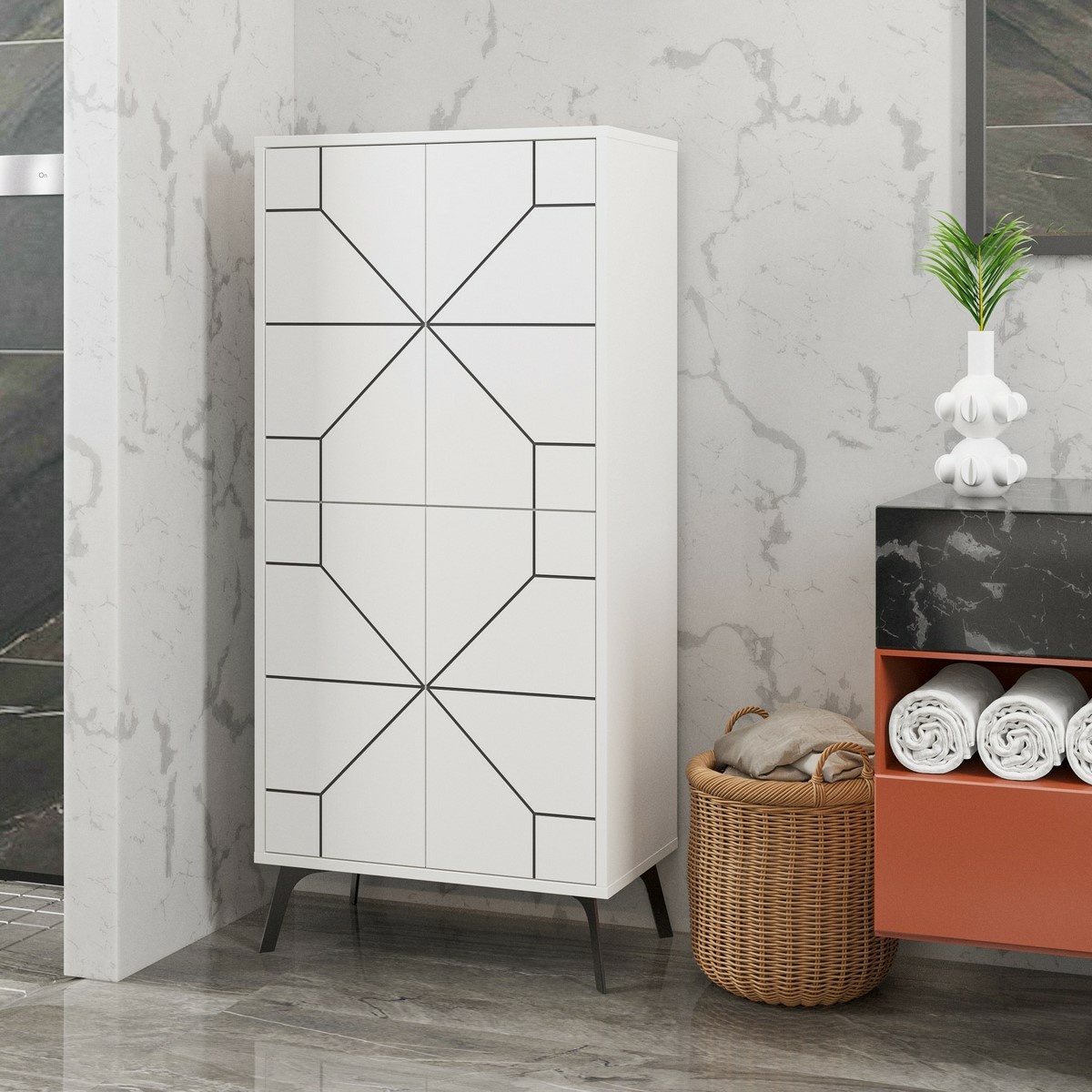 Skrinka Dune White