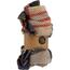 Kuscheldecke Cosy cube blau-beige, 125 x 150 cm