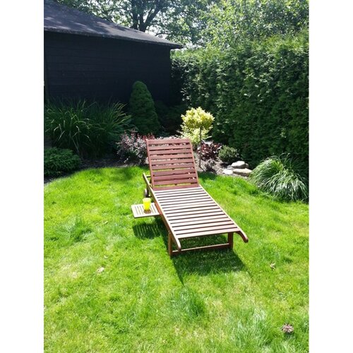 Záhradné lehátko Viet 70 x 200 cm, eukalyptus