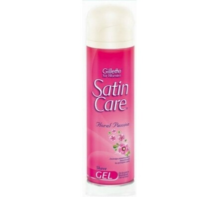 Gillette Satin Care gel na holenie kvetinová vôňa
