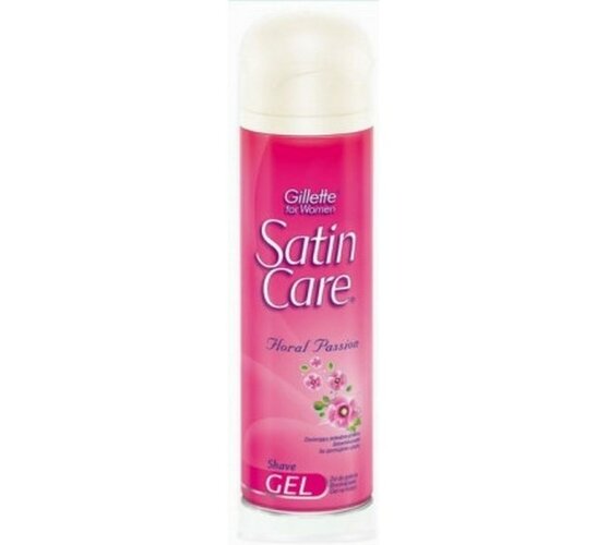 Gillette Satin Care gel na holení květinová vůně