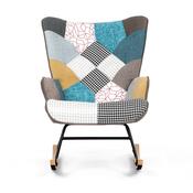 Hojdacie kreslo PW2, patchwork