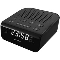 Radio-ceas cu alarmă Sencor SRC 136 B, negru