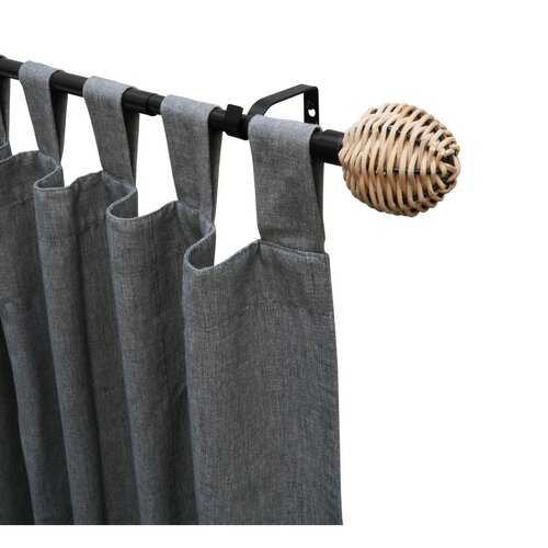 Set extensibil 16/19 mm Theta negru mat, 120 - 210cm
