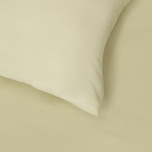 Lenjerie de pat din satin Luxury Collection, crem, 140 x 200 cm, 70 x 90 cm
