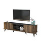 Stolik pod telewizor Elegante Walnut Black